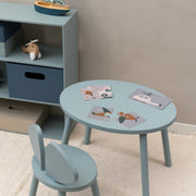 Nofred Sada stolku s židlí Mouse, Olive Green - DESIGNSPOT