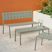 Hay Zahradní stůl Balcony Low Table 96, Desert Green - DESIGNSPOT