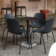 Hay Venkovní stůl Terrazzo 60x60, Anthracite - DESIGNSPOT