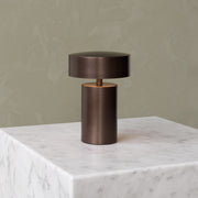 Audo Copenhagen Stolní lampa Column Portable, Bronze - DESIGNSPOT