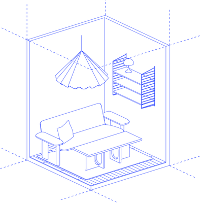 DESIGNSPOT Návrh interiéru na míru: rozšířený balíček - DESIGNSPOT
