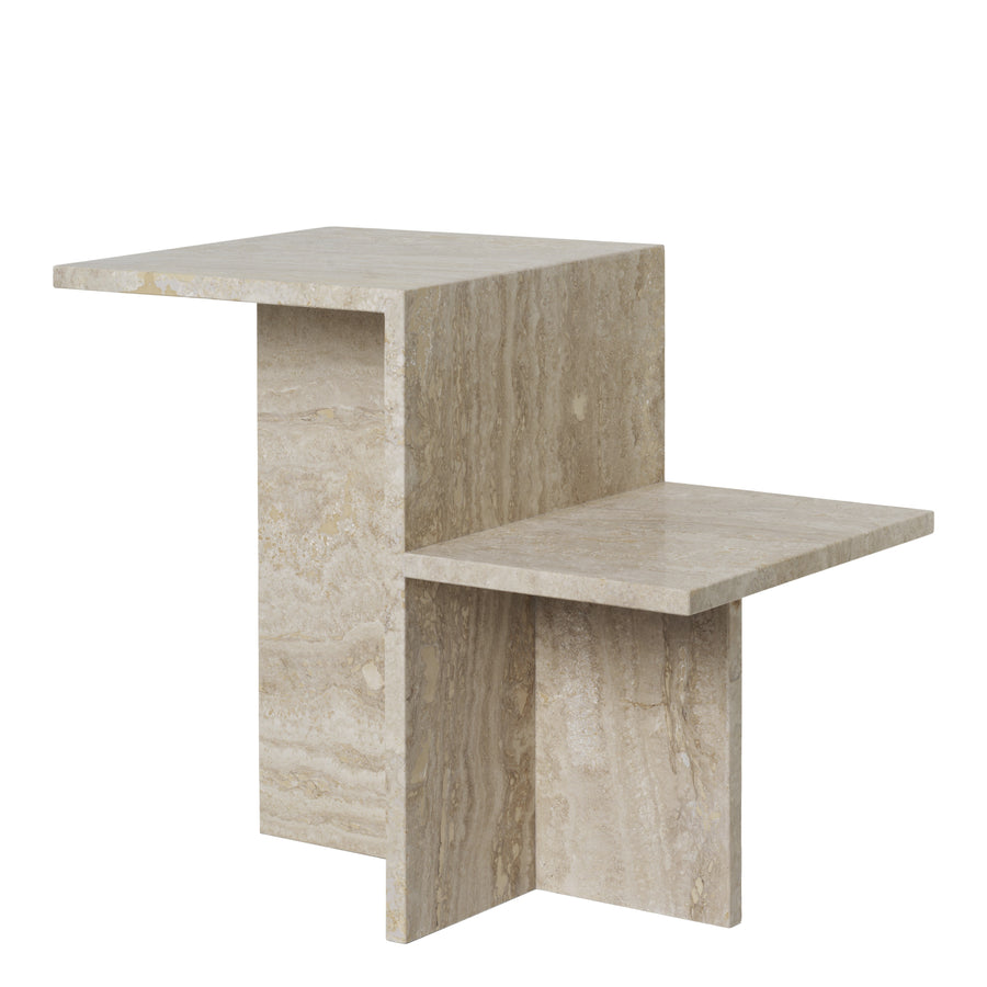 Odkládací stolek Distinct, Travertine