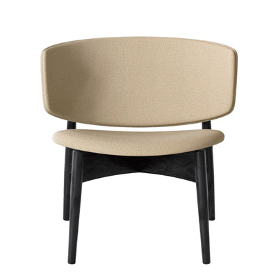 Ferm Living Křeslo Herman Wood, Hallingdal, Black / Beige - DESIGNSPOT