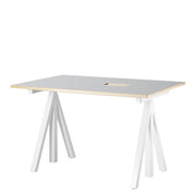 String Pracovní stůl Works, Light Grey - DESIGNSPOT