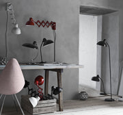Fritz Hansen Stolní lampa Kaiser Idell Luxus, Easy grey & Brass - DESIGNSPOT