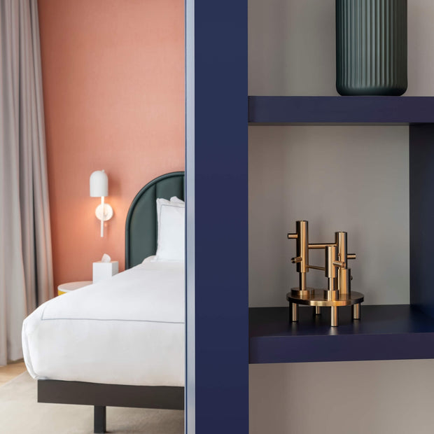 Fritz Hansen Svícen Candleholder, Small #2, Brass - DESIGNSPOT