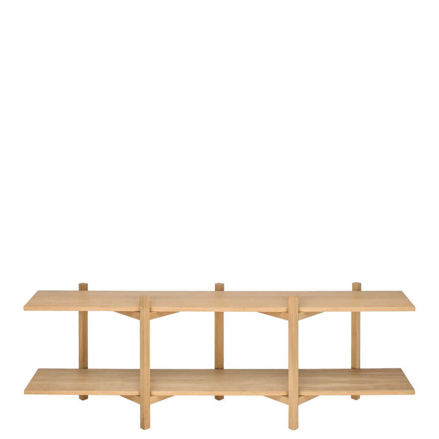 Policová sestava Zig Zag Media, Oak