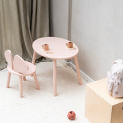 Nofred Sada stolku s židlí Mouse, Rosa - DESIGNSPOT