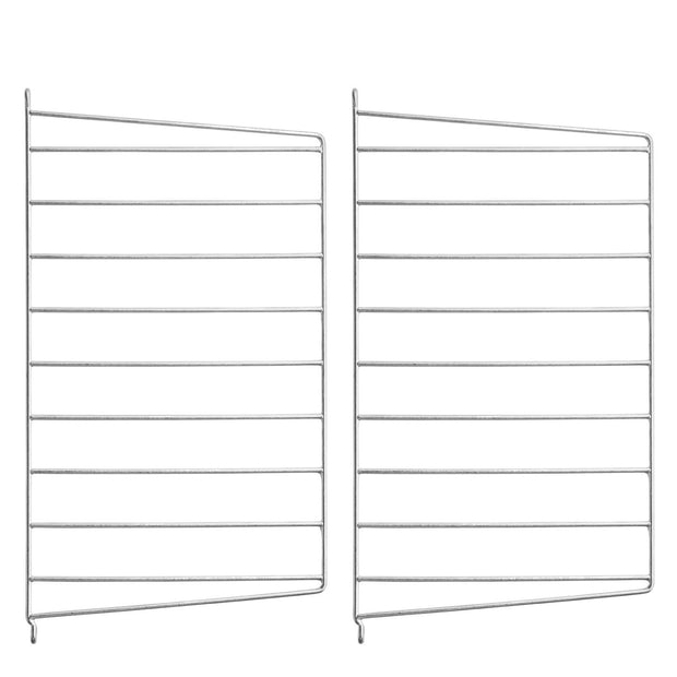 String Nástěnný panel 50 x 30 cm, Galvanized, 2 kusy - DESIGNSPOT