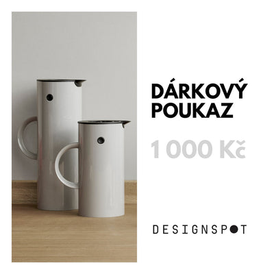 DESIGNSPOT Dárkový poukaz na 1000 Kč - DESIGNSPOT
