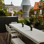 Hay Zahradní stůl Palissade Table 82x90, Sky Grey - DESIGNSPOT