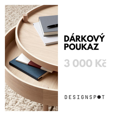 DESIGNSPOT Dárkový poukaz na 3000 Kč - DESIGNSPOT