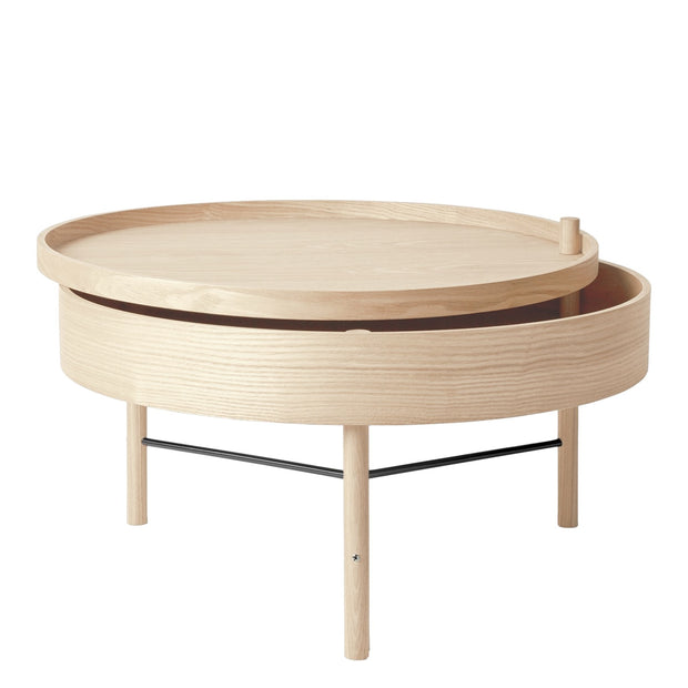 Audo Copenhagen Konferenční stolek Turning, Oak - DESIGNSPOT