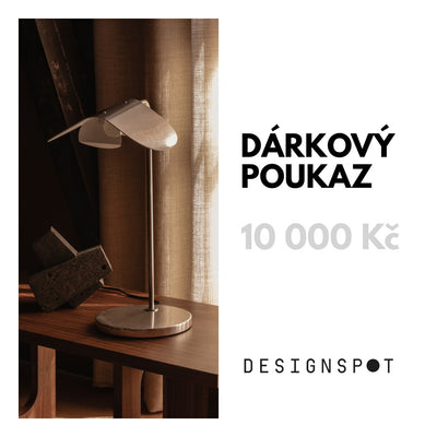 DESIGNSPOT Dárkový poukaz na 10000 Kč - DESIGNSPOT