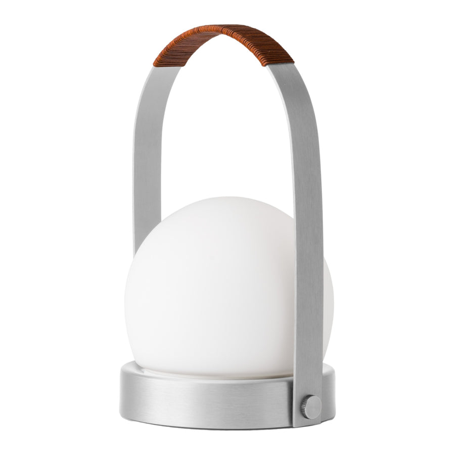 Přenosná lampa Carrie, Brushed Aluminium