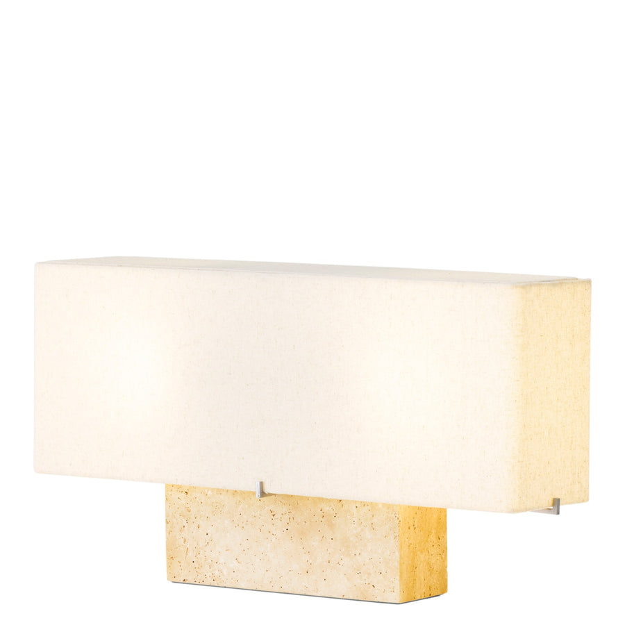 Stolní lampa Nonna H30, Travertine
