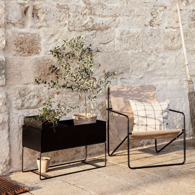 ferm LIVING Truhlík Plant Box Large, Olive - DESIGNSPOT