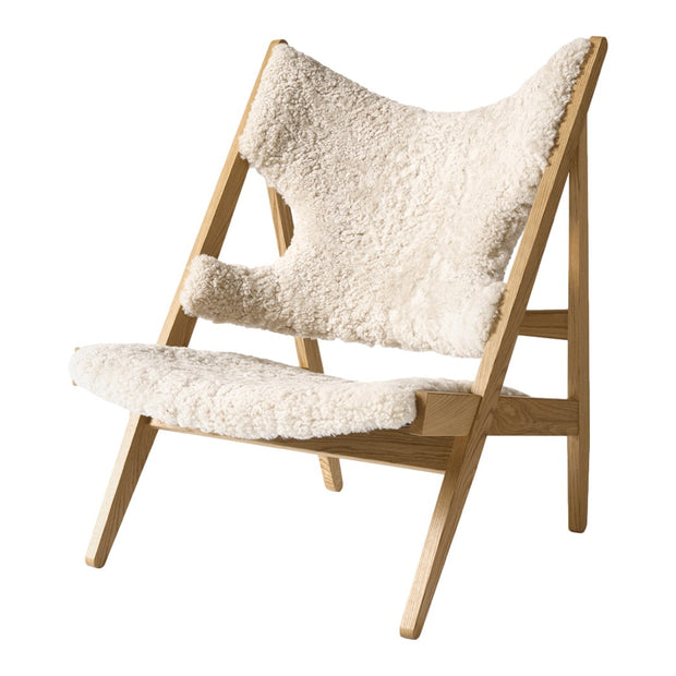 Audo Copenhagen Křeslo Knitting, Sheepskin, Natural Oak / Nature - DESIGNSPOT