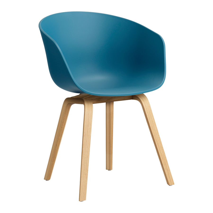Jídelní židle AAC 22, Oak / Azure blue
