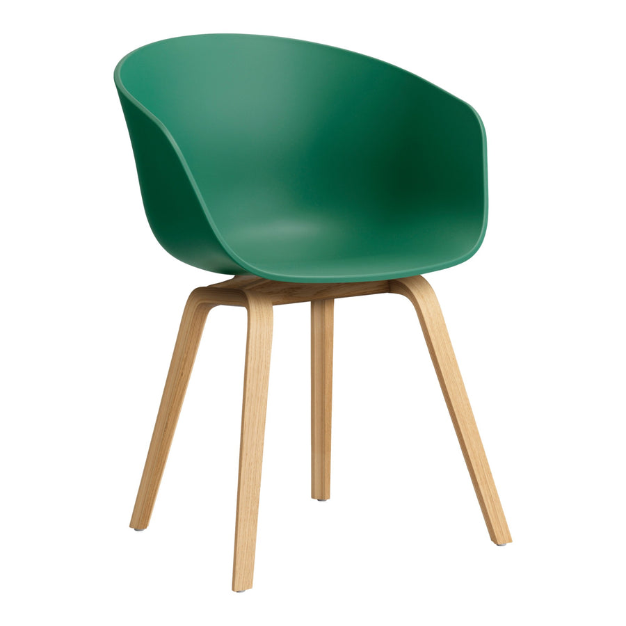 Jídelní židle AAC 22, Oak / Teal green