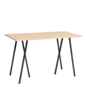 HAY Stůl Loop Stand High, Oak / Black - DESIGNSPOT