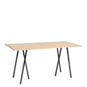 HAY Stůl Loop Stand High, Oak / Black - DESIGNSPOT