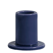 HAY Svícen Tube, Midnight Blue - DESIGNSPOT