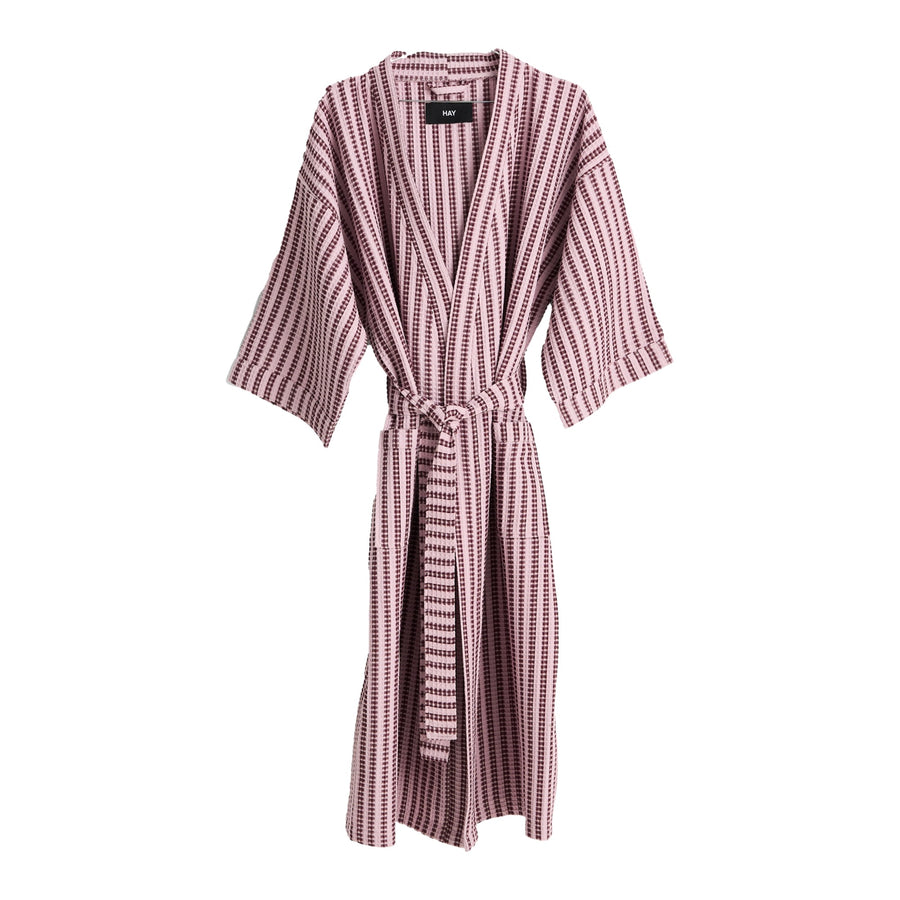 Župan Waffle, Stripe cool pink