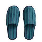 Papuče Waffle, Stripe petrol blue