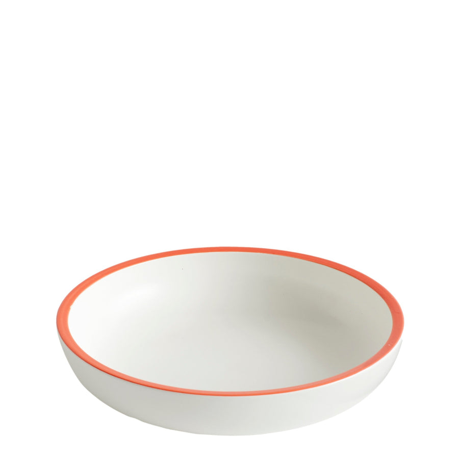 Mísa Sobremesa S, White with Red