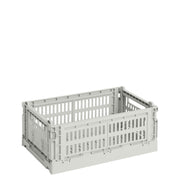 HAY Úložný box Colour Crate, Small, Grey - DESIGNSPOT