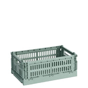 HAY Úložný box Colour Crate, Small, Sage Green - DESIGNSPOT