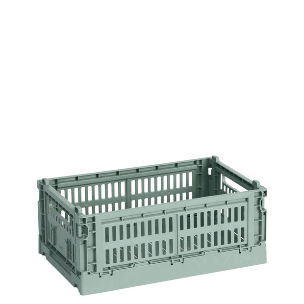 HAY Úložný box Colour Crate, Small, Sage Green - DESIGNSPOT