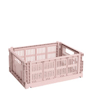 HAY Úložný box Colour Crate, Medium, Blush - DESIGNSPOT