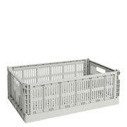 HAY Úložný box Colour Crate, Large, Grey - DESIGNSPOT
