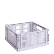 HAY Úložný box Colour Crate, Medium Square, Levander - DESIGNSPOT