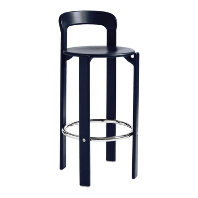 HAY Barová židle Rey High, Deep Blue - DESIGNSPOT