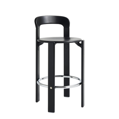 HAY Barová židle Rey Low, Black - DESIGNSPOT