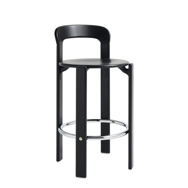HAY Barová židle Rey Low, Black - DESIGNSPOT