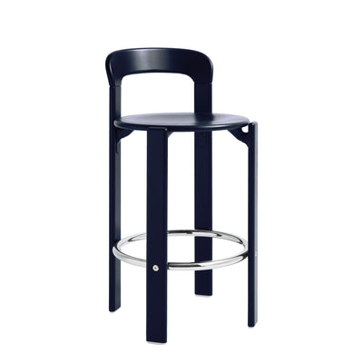 HAY Barová židle Rey Low, Deep Blue - DESIGNSPOT