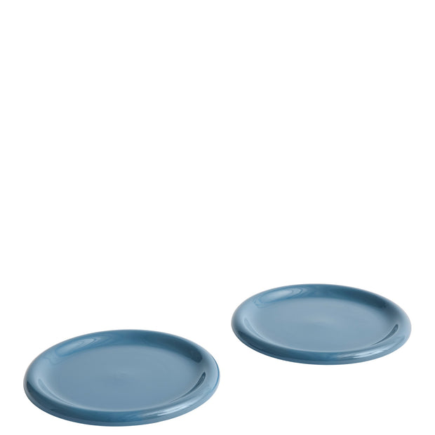 Hay Sada talířů Barro L, Dark Blue, 2ks - DESIGNSPOT