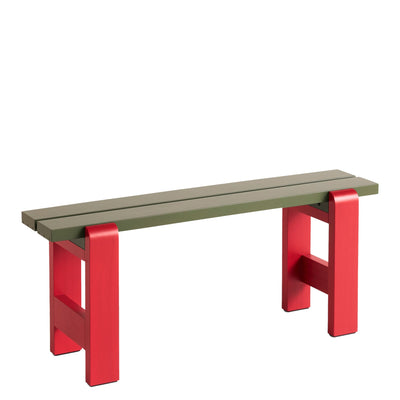Hay Lavice Weekday Bench Duo, Olive/Wine Red - DESIGNSPOT