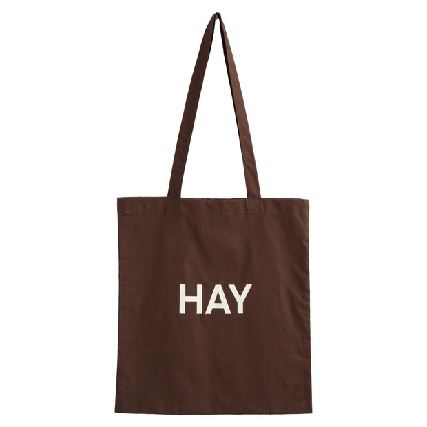 Hay Látková taška Tote Bag, Dark Brown - DESIGNSPOT
