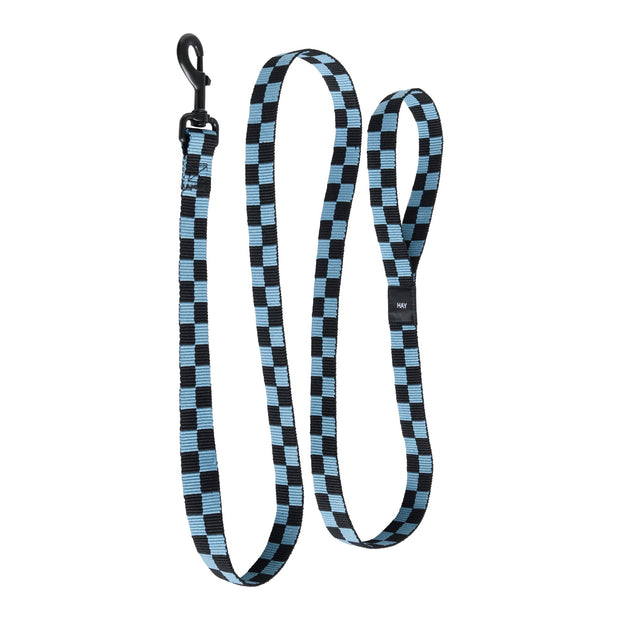 HAY Vodítko Flat, Check, Blue / Black - DESIGNSPOT