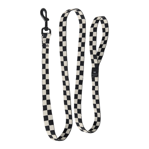 HAY Vodítko Flat, Check, Black / White - DESIGNSPOT
