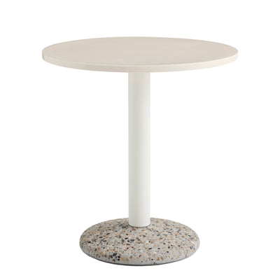 Hay Venkovní stůl Ceramic Ø70, Warm White - DESIGNSPOT