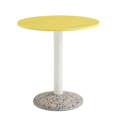 Hay Venkovní stůl Ceramic Ø70, Bright Yellow - DESIGNSPOT