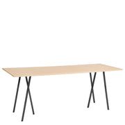 HAY Stůl Loop Stand High, Oak / Black - DESIGNSPOT
