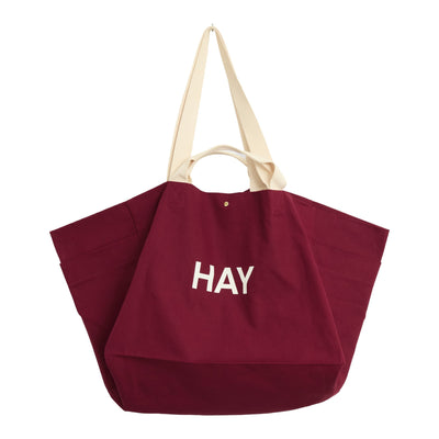 HAY Látková taška Weekend, Large, Burgundy - DESIGNSPOT