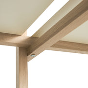 HAY Policový systém Woody Column High, Oak / Almond White - DESIGNSPOT